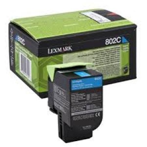 Lexmark toonerkassett 80C2SC0 Cyan