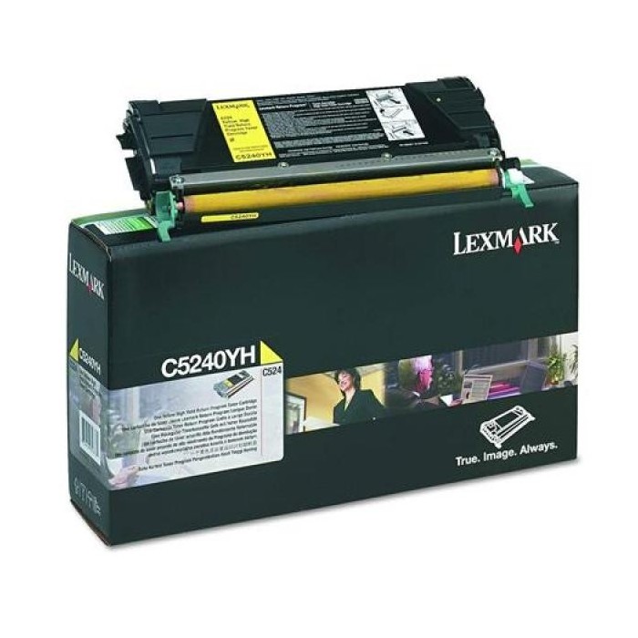 Lexmark toonerkassett C5240YH Yellow