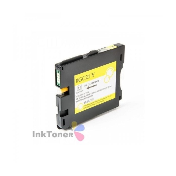 Ricoh tindikassett GC21YH Yellow