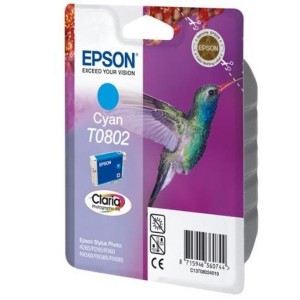 Epson оригинал чернила C13T08024010 T0802